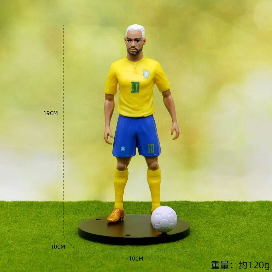 Football Action Figure 18-20cm Soccer Player Collectible Model