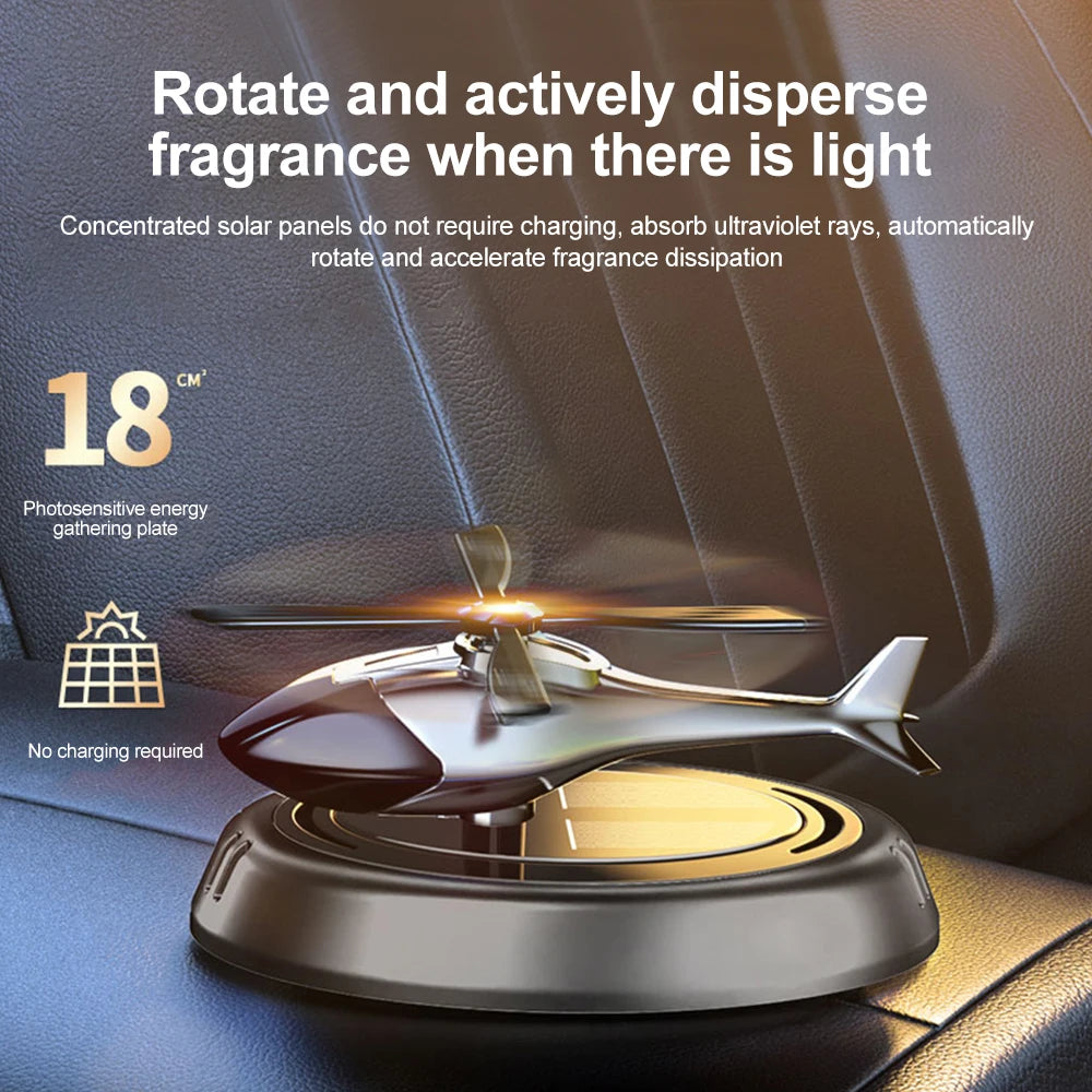Solar Car Air Freshener – Rotating Diffuser