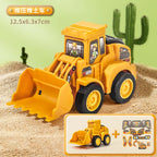 Construction Vehicle Toy – Excavator & Bulldozer Model