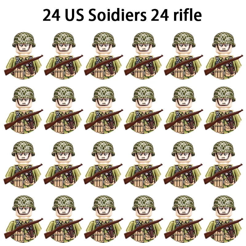 Army Building Blocks Set – Soldier & Military Construction Toy