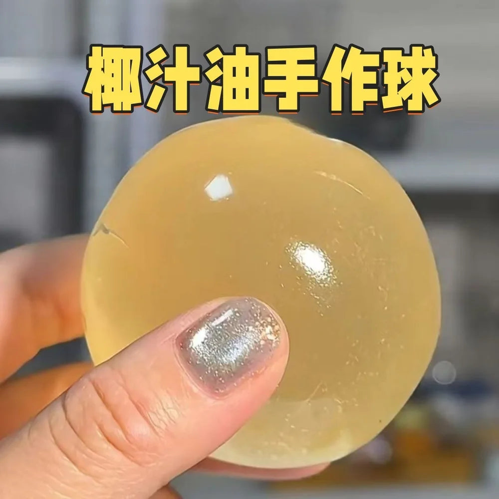Maltose Stress Ball – Transparent Slow Rise Squishy Fidget Toy