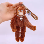 Monkey Plush Keychain – 20cm Soft Animal Pendant