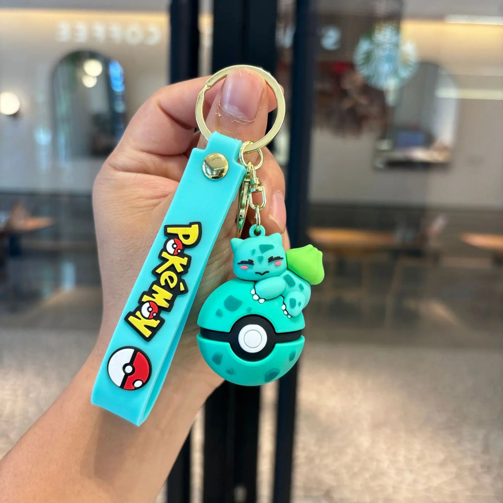 Anime Keychain Set – Silicone Character Charms for Bags & Backpacks