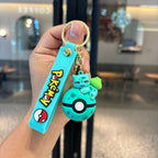 Anime Keychain Set – Silicone Character Charms for Bags & Backpacks