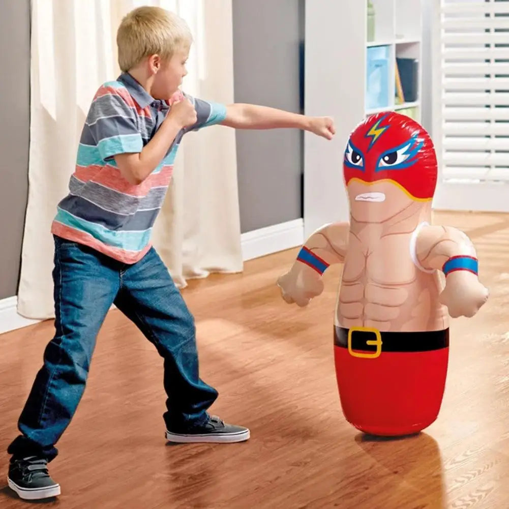 Inflatable Punching Bag – Standing Boxing Toy for Kids