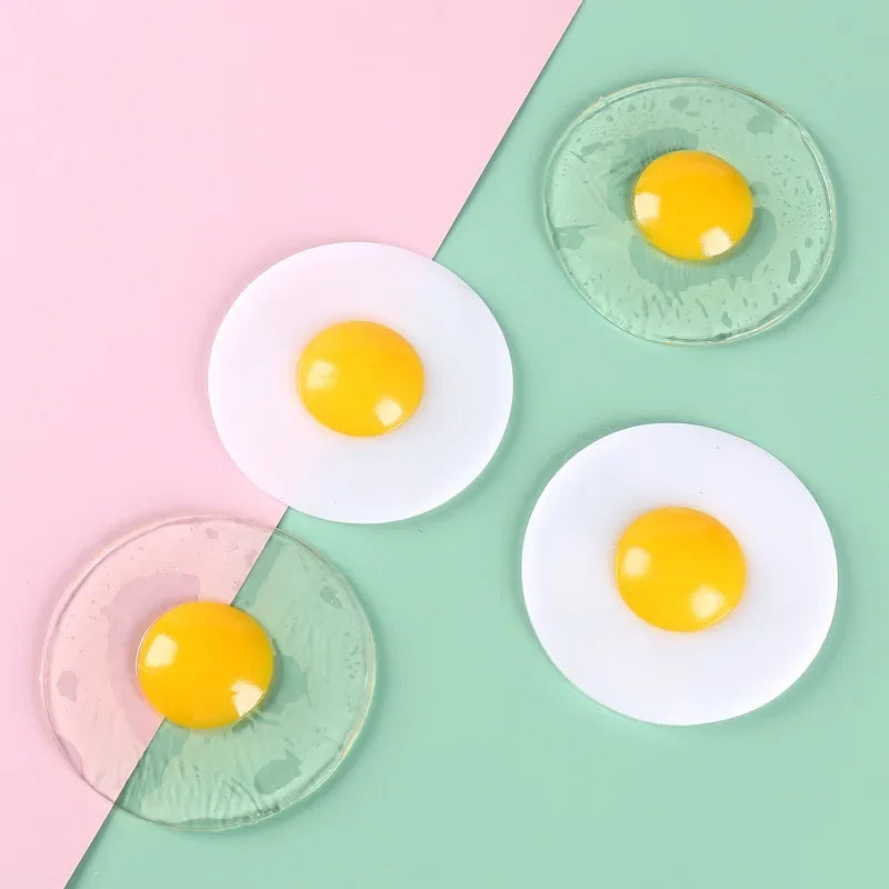 Egg Squishy Ball – Clear Squeeze Sensory Stress Relief Toy