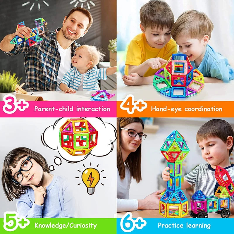 Magnetic Building Blocks – DIY Construction Set for Kids