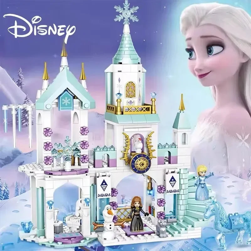 Frozen Snow Castle Building Blocks Set for Girls
