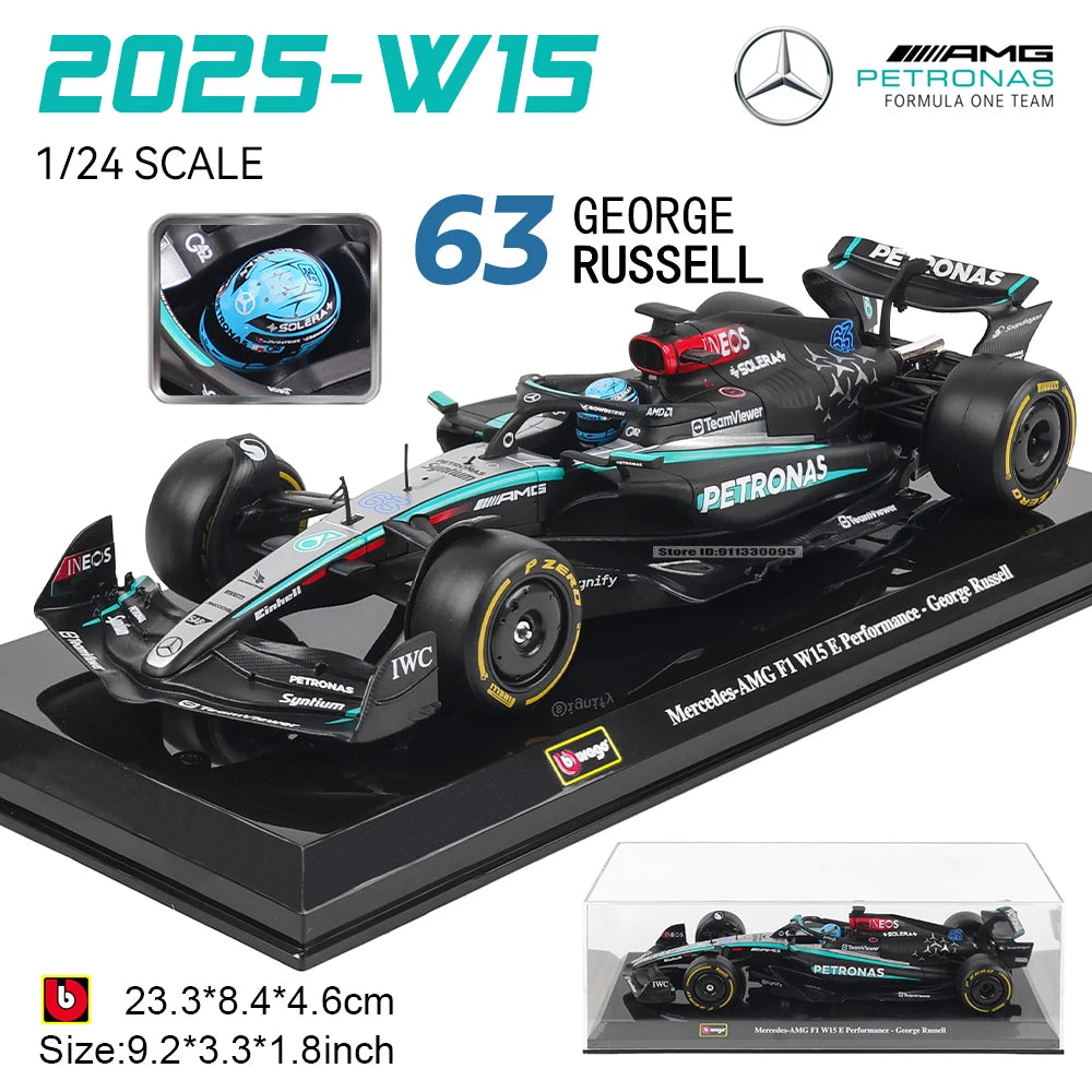 1:24 F1 Diecast Model Car – Metal Racing Collectible