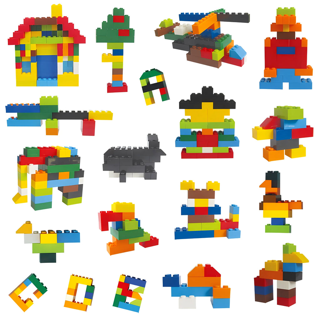 Building Blocks Bulk Set – 300/500/1000 Pieces