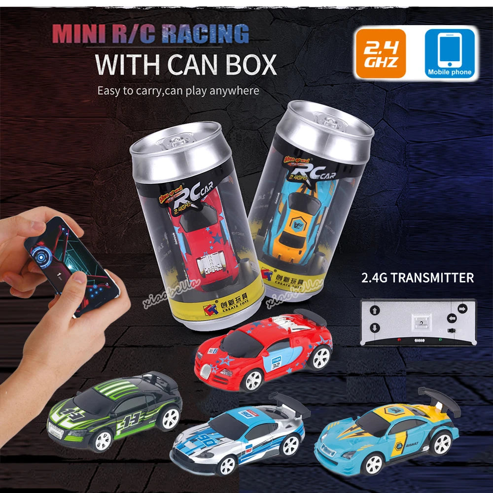 Mini RC Car 1:58 Remote Control Racing Car