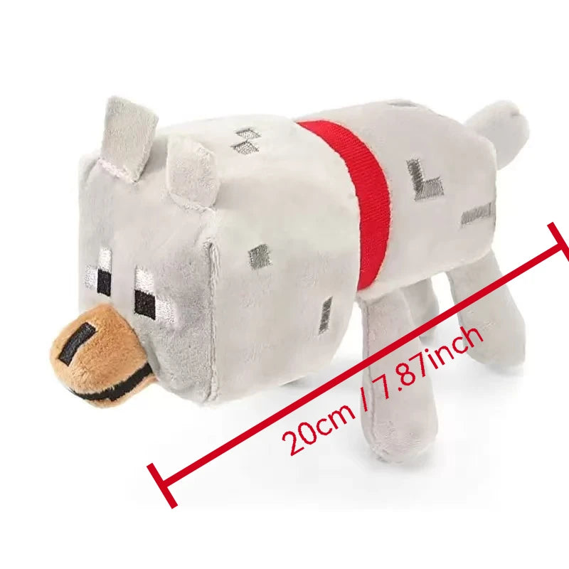 20cm Wolf Plush Toy – Soft Stuffed Animal
