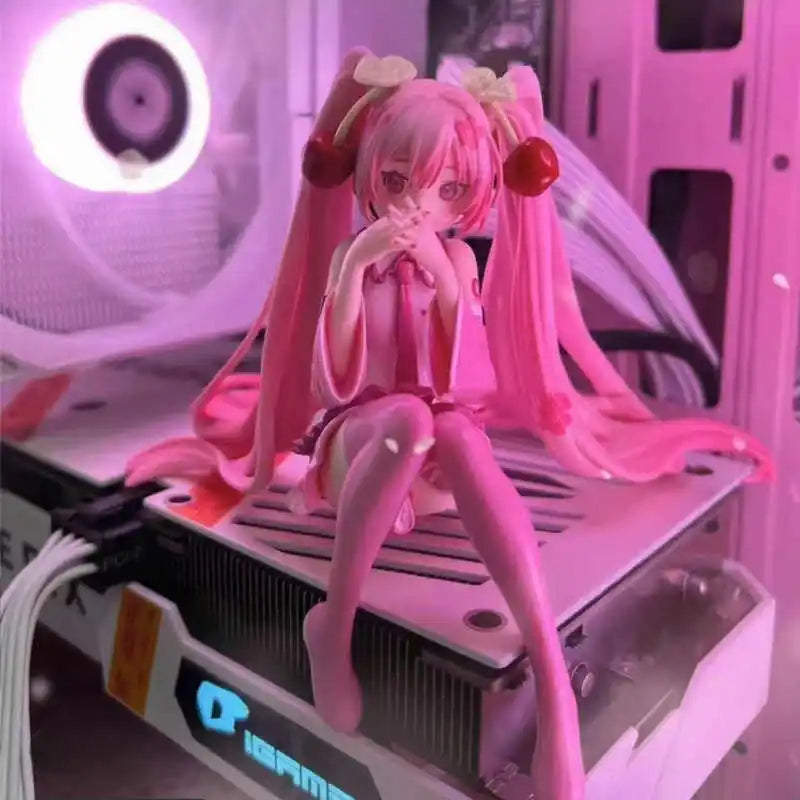Anime Figure – Pink PVC Cherry Blossom Collectible Model