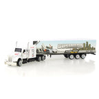 Diecast Container Truck 1:87 Alloy Vehicle Model Toy