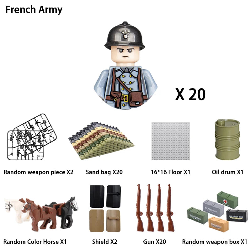 Army Building Blocks Set – Soldier & Military Construction Toy