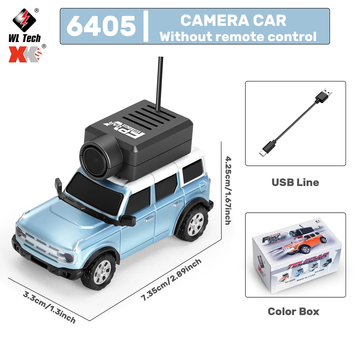 Mini RC Car – FPV Camera WiFi App Control Car