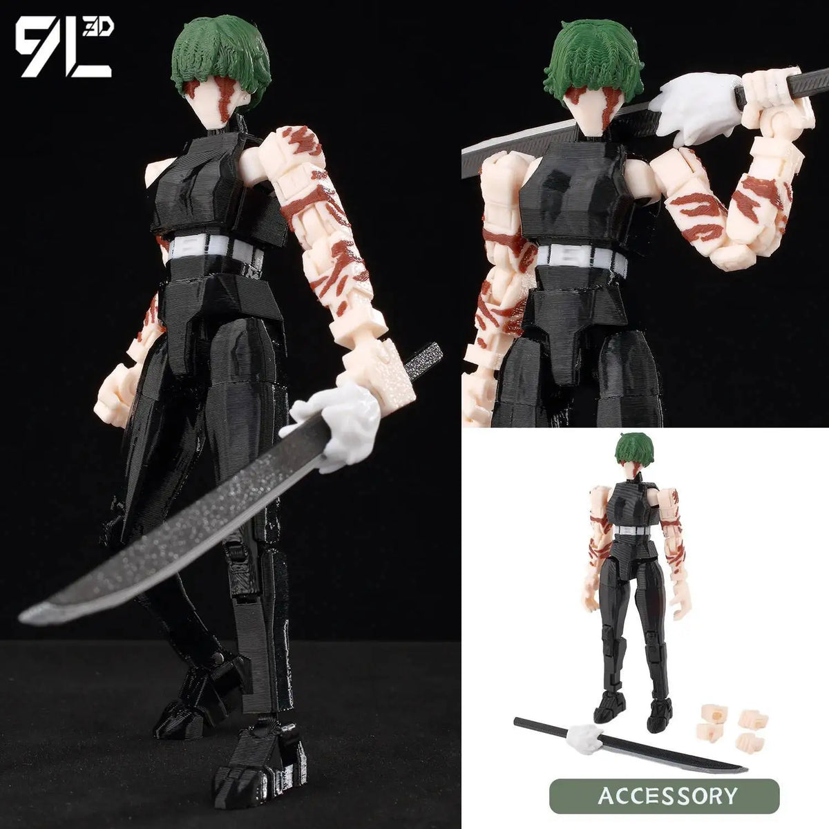 Anime Action Figure – Movable Display Model