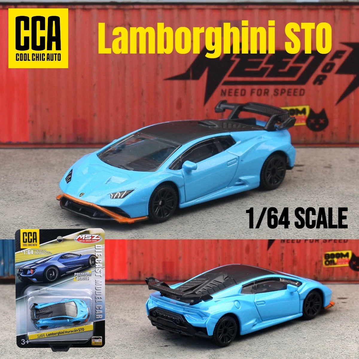 Diecast Car Model 1:64 Scale Metal Collectible Toy