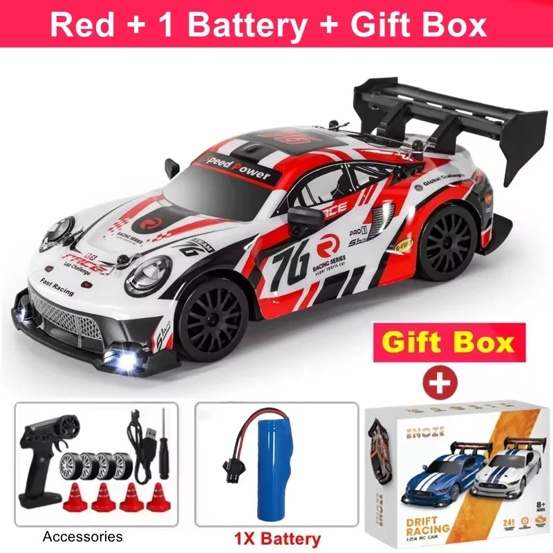RC Drift Car 1:24 4WD Remote Control Racing Car