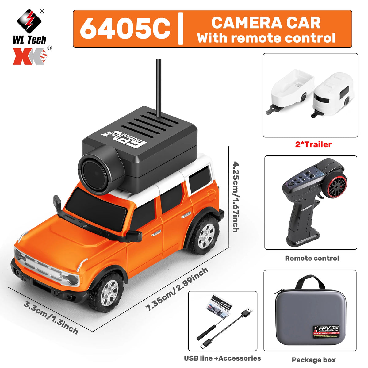 Mini RC Car – FPV Camera WiFi App Control Car