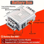 Train Motor Building Blocks Parts Set with Remote Control