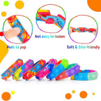 Pop Fidget Bracelet – 12PCS Push Pop Sensory Party Favors