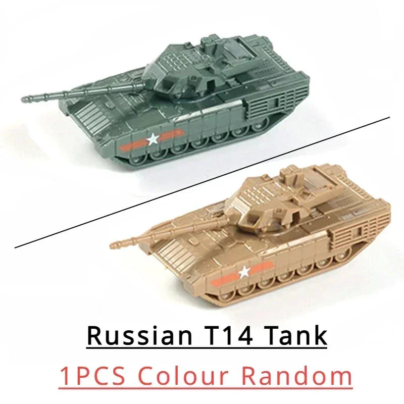 Tank Model Kit – 1:144 Scale Military Tank Set
