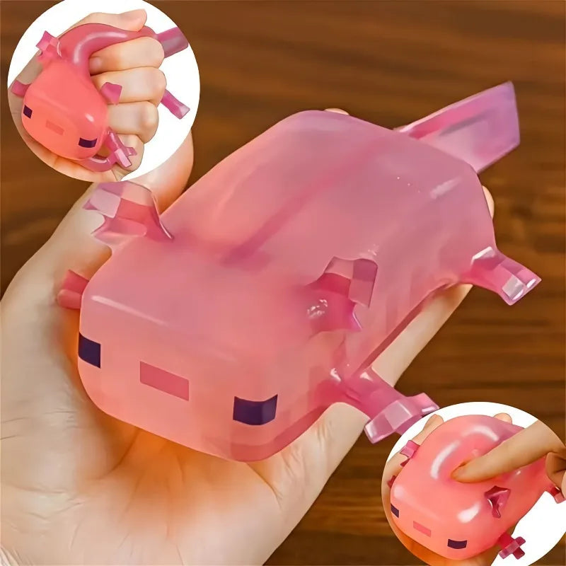 Squishy Fidget Toy – Slow Rising Axolotl Squeeze Model