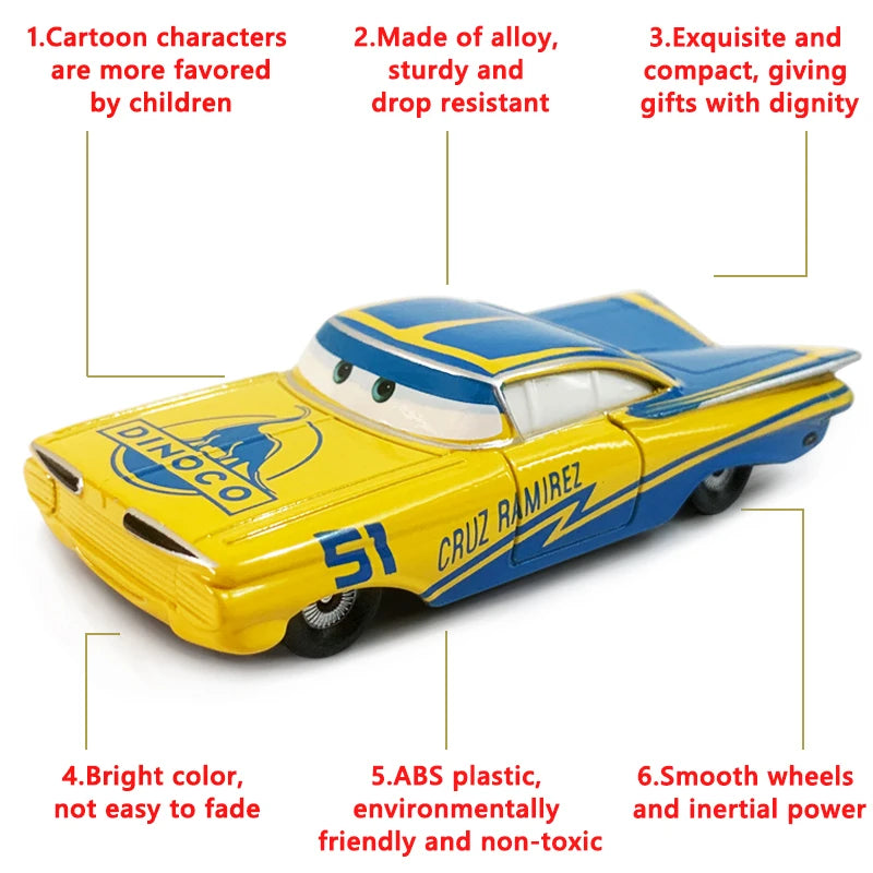 Diecast Car Model 1:55 Metal Racing Collectible Toy