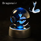 3D Crystal Ball Night Light – Glass LED Display Lamp