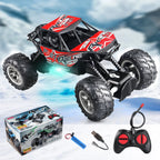 Remote Control Off-Road Car with Lights 4-Way RC Climbing Toy