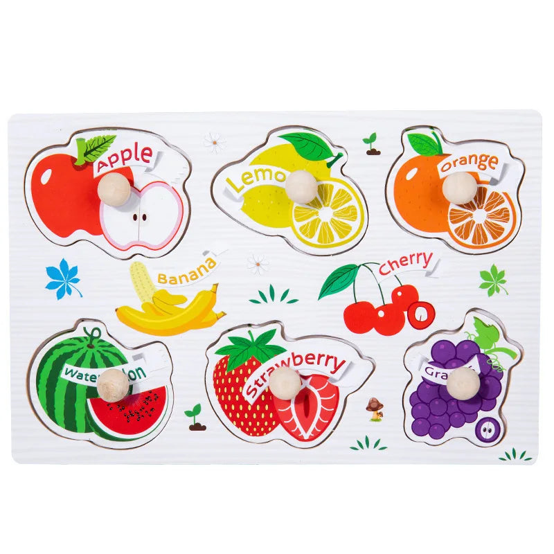 Wooden Montessori Puzzle – Baby Learning Board