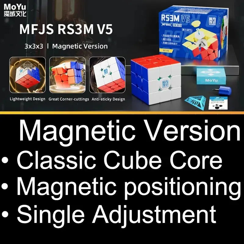 Magnetic 3x3 Speed Cube – Professional Puzzle Cube