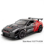 1:32 Diecast Sports Car – Sound & Light Pull Back Model