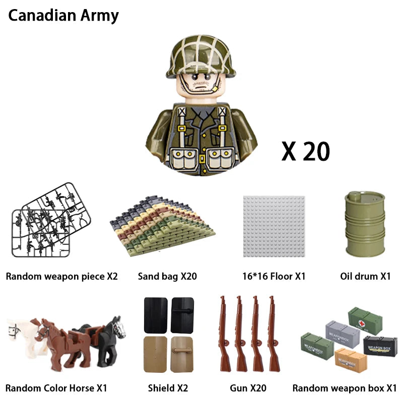 Army Building Blocks Set – Soldier & Military Construction Toy