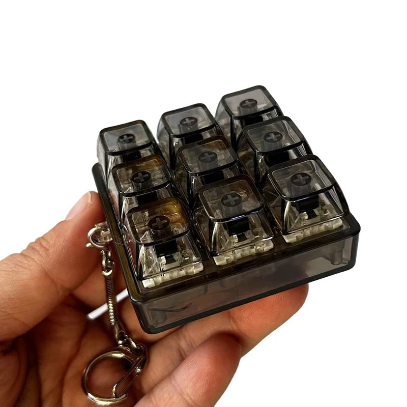 Mechanical Keyboard Key Tester – LED Keycap Fidget Keychain