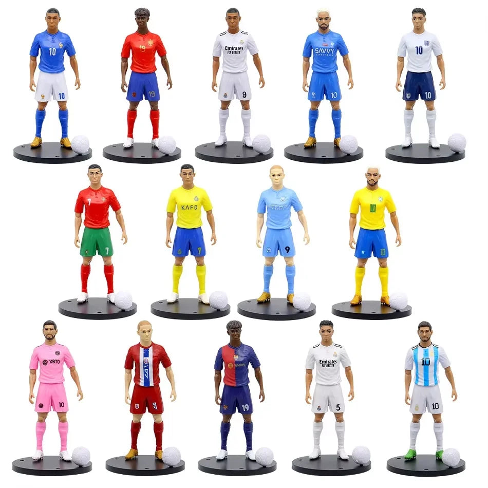 Football Action Figure 18-20cm Soccer Player Collectible Model