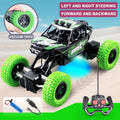 Remote Control Car with Flashing Lights, Rubber Wheels & Off-Road Design