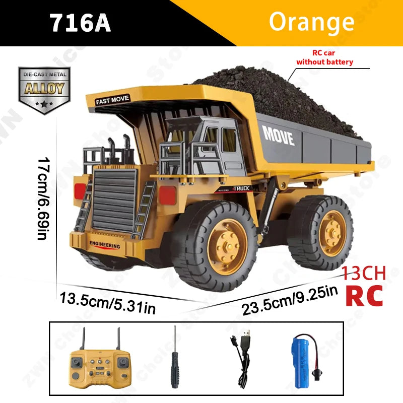 RC Excavator Dump Truck – Remote Control Vehicle