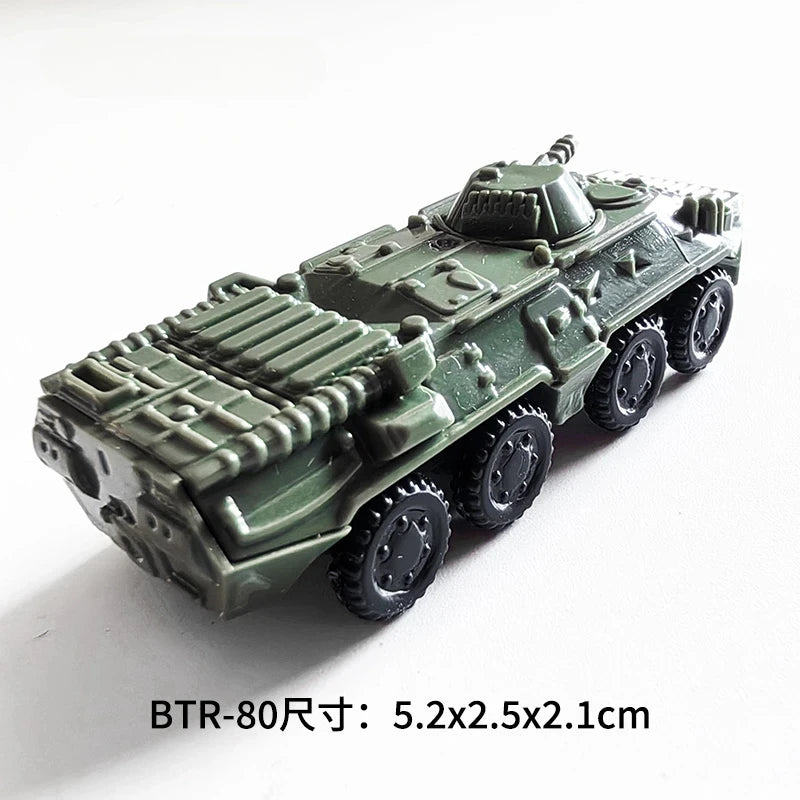 Tank Model Kit – 1:144 Scale Military Vehicle Set