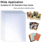 Trading Card Sleeves – 100 Pack Clear PVC Protectors