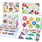Wooden Montessori Puzzle – Baby Learning Board