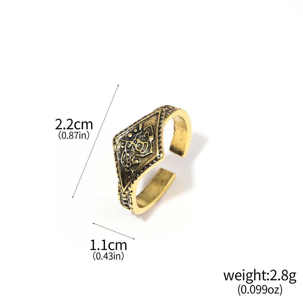 Game Dark Souls Rings for Men Vintage Havel's Demon's Scar Chloranthy Serpent Leo Darkmoon Ring Halloween Jewelry Gift