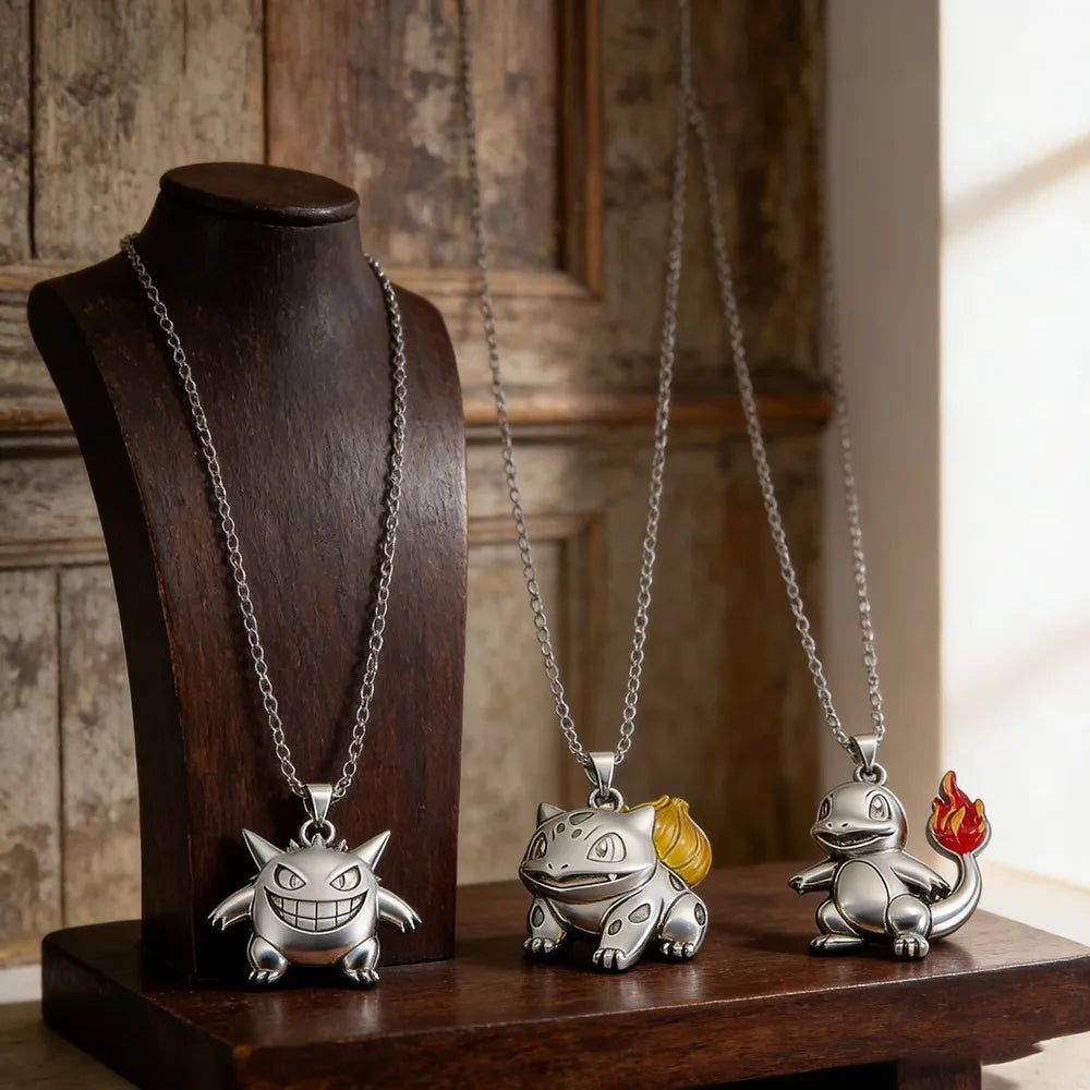 Anime Pendant Necklace – Metal Cosplay Jewelry for Fans