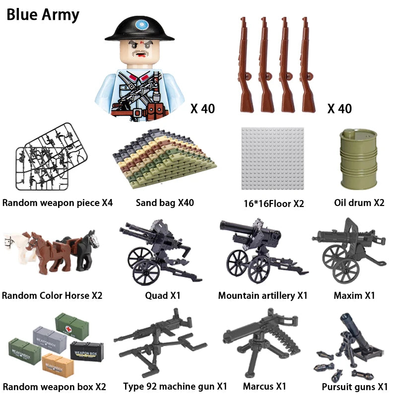 Army Building Blocks Set – Soldier & Military Construction Toy