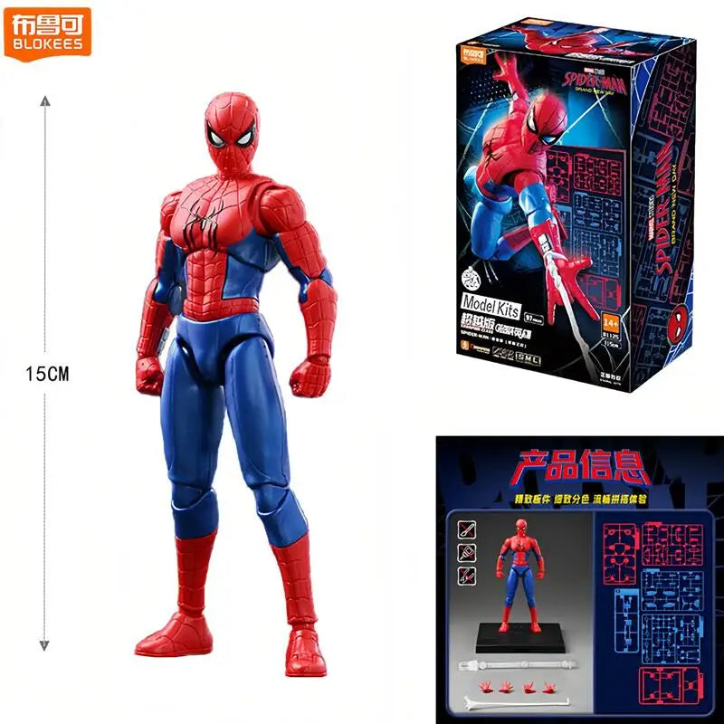 Superhero Model Kit Assembled Collectible Display Figure