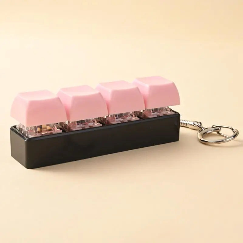 Mechanical Keyboard Key Tester – LED Keycap Fidget Keychain