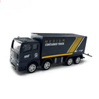 1:32 Container Truck Toy – Pull Back Freight Model