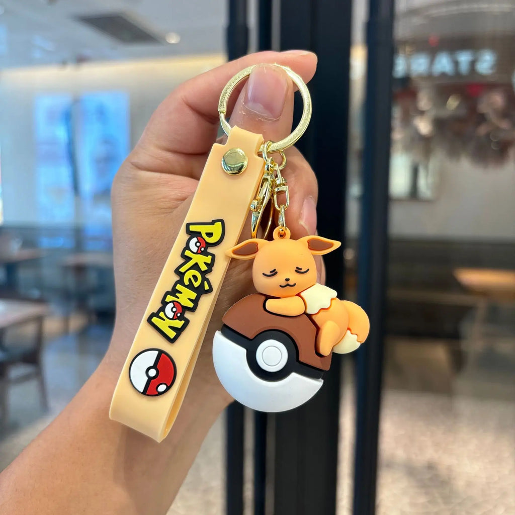 Anime Keychain Set – Silicone Character Charms for Bags & Backpacks