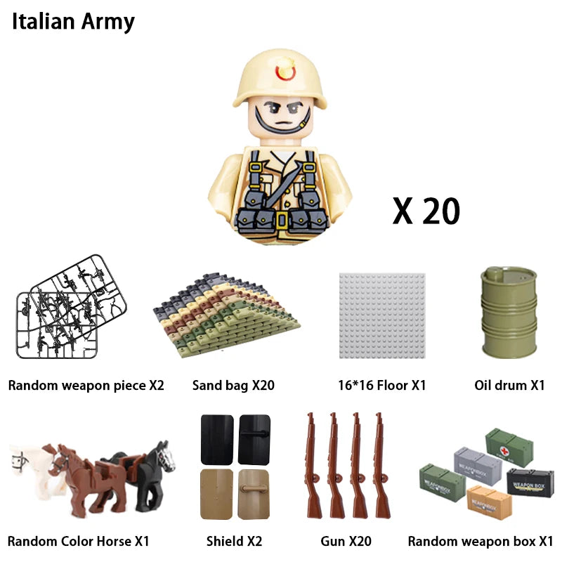 Army Building Blocks Set – Soldier & Military Construction Toy